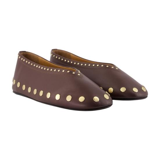26FW 가니 플랫 슈즈 D1020015979 BROWN - GANNI