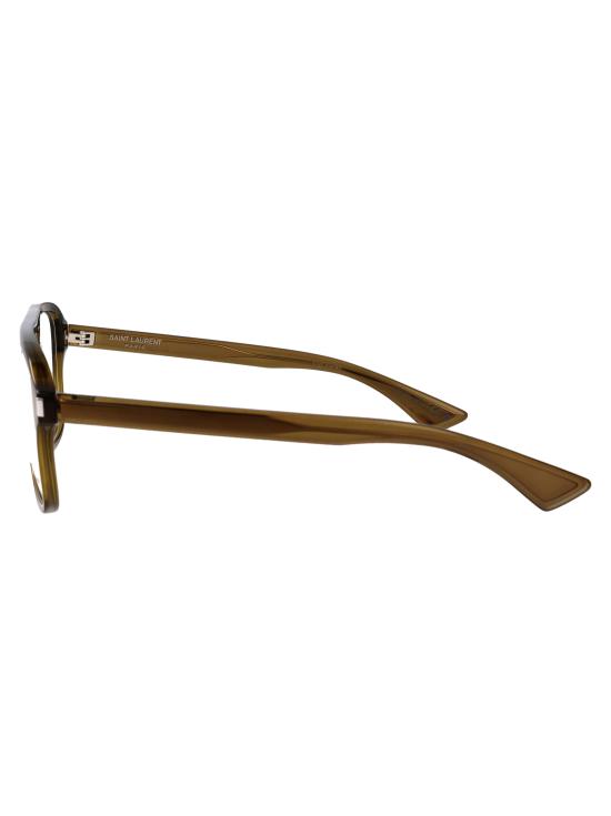 26SS 생로랑 안경 SL 881 OPT 004 BROWN TRANSPARENT - SAINT LAURENT
