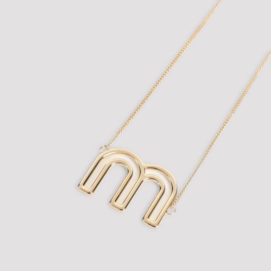 26FW 미우미우 목걸이/팬던트 5IC3542G9S F0056 METALLIC - MIU MIU