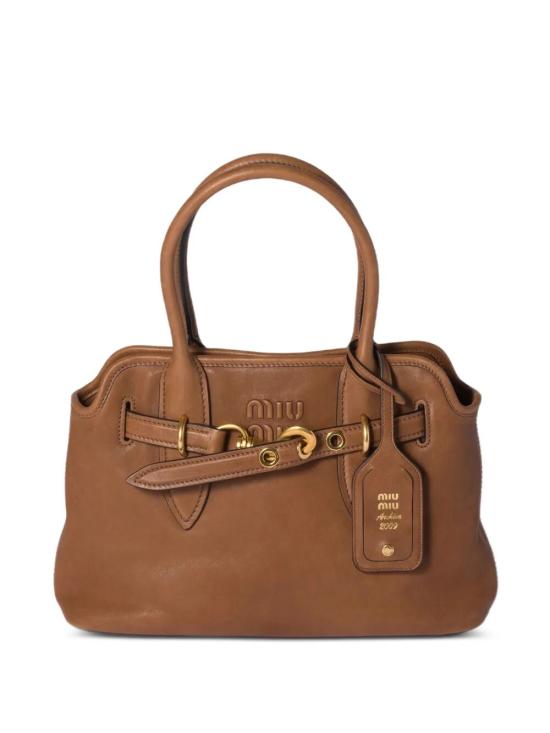 26FW 미우미우 아방뛰르 나파 레더 백 5BA292VOON2BBL F0316 BROWN