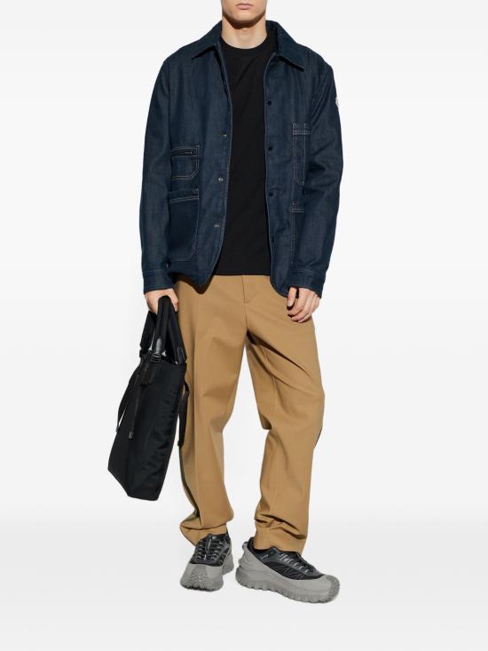 26FW 몽클레어 반팔 티셔츠 L20918C000528790F 999 BLACK - MONCLER