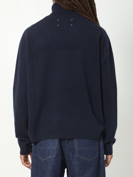 26FW 마르지엘라 터틀넥 S50HL0071M13303 511F BLUE - MAISON MARGIELA