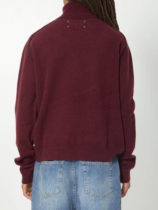 26FW 마르지엘라 터틀넥 S50HL0071M13303 211F BORDEAUX - MAISON MARGIELA