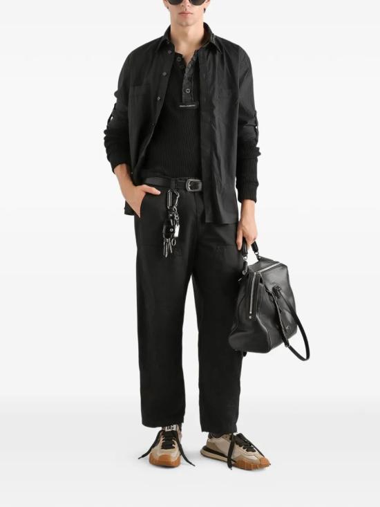 26FW 돌체앤가바나 긴팔 셔츠 G5OE1TFUFIP N0000 BLACK - DOLCE & GABBANA