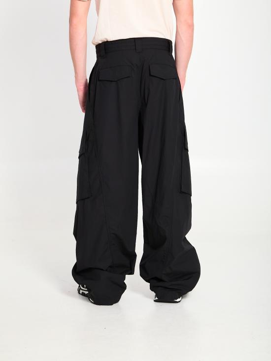26FW 돌체앤가바나 스트레이트 팬츠 GP1C1TFUFN9 N0000 BLACK - DOLCE & GABBANA