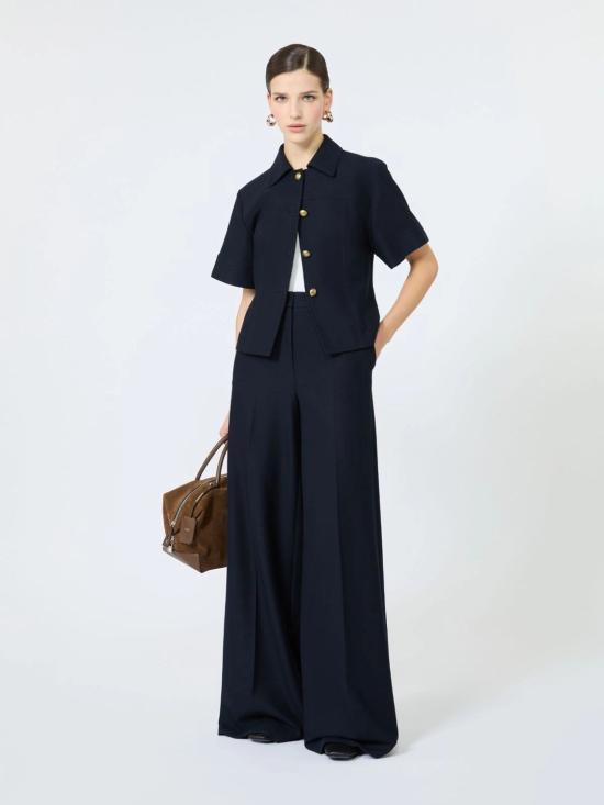 26FW 막스마라 팔라초 팬츠 2621786031600003 NAVY - MAX MARA