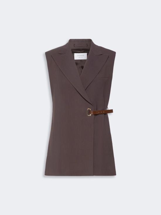 26FW 스포트막스 자켓 2622286011600002 CHOCOLATE