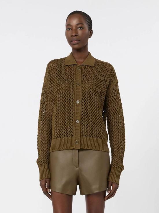 26FW 막스마라 가디건 2621346041600003 KHAKI - MAX MARA