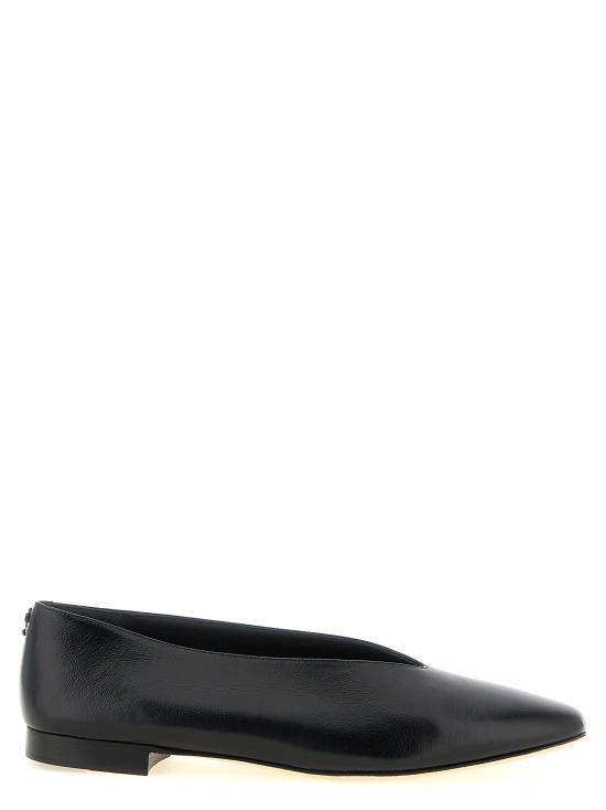 26FW 지미추 플랫 슈즈 MARGOTFLATGUVBLACK
