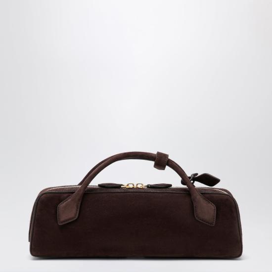 26FW 알라이아 르 테켈 스웨이드 고트스킨 클러치 AA1S06026CA328SUE Brown - ALAIA
