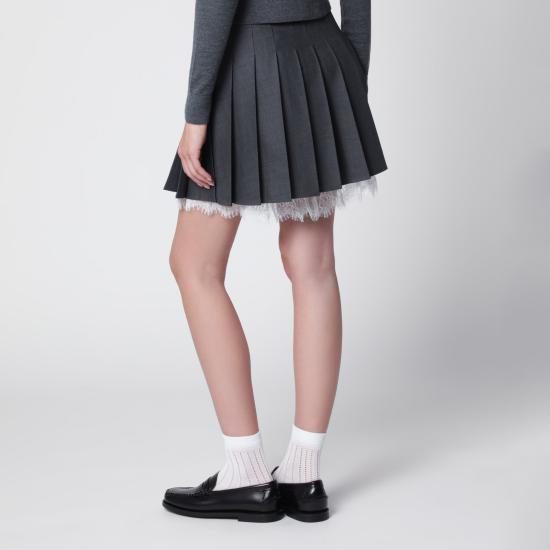 26FW 셀프 포트레이트 숏 스커트 PF26 006SKWO Grey - SELF PORTRAIT