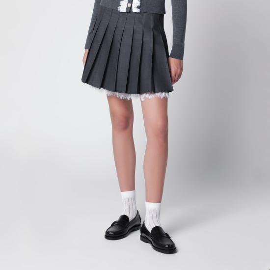 26FW 셀프 포트레이트 숏 스커트 PF26 006SKWO Grey
