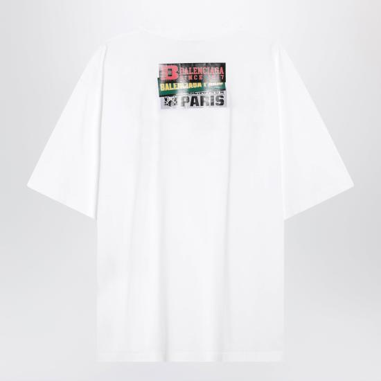 26FW 발렌시아가 반팔 티셔츠 764235TUVS3 White - BALENCIAGA
