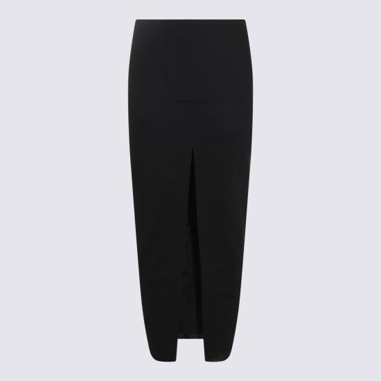26FW 릭 오웬스 미디 스커트 RP02F5368 WT09 BLACK - RICK OWENS