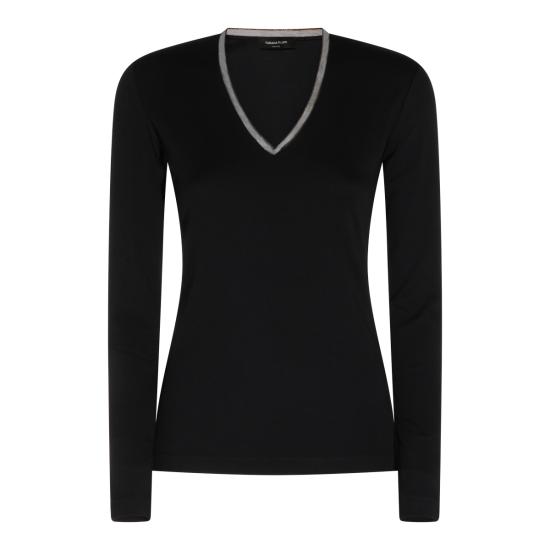 26FW 파비아나 필리피 긴팔 티셔츠 JED216F604 L9075146 BLU NOTTE