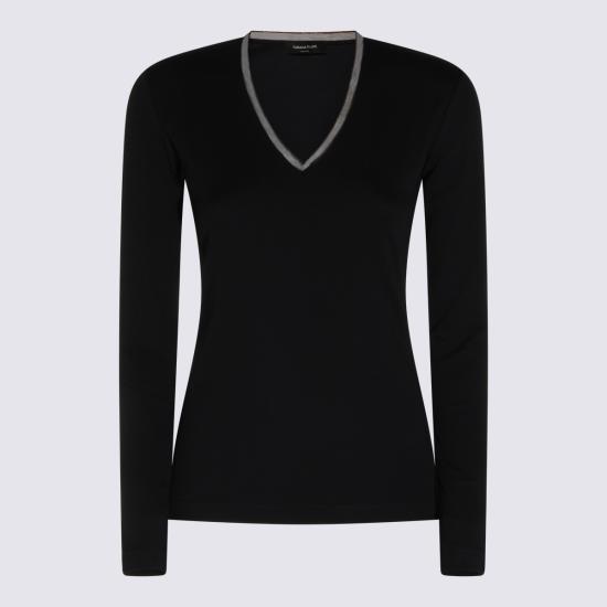 26FW 파비아나 필리피 긴팔 티셔츠 JED216F604 L9075146 BLU NOTTE - FABIANA FILIPPI