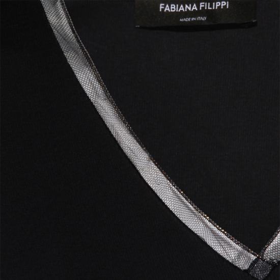 26FW 파비아나 필리피 긴팔 티셔츠 JED216F604 L9075146 BLU NOTTE - FABIANA FILIPPI