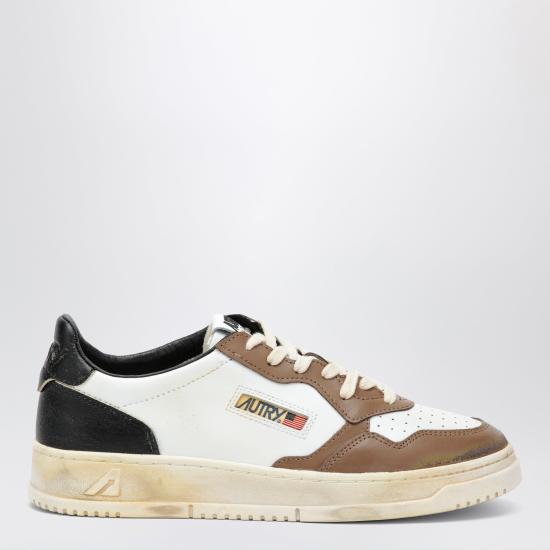 26FW 오트리 슈퍼 빈티지 메달리스트 로우 레더 스니커즈 AVLMSV60 Black