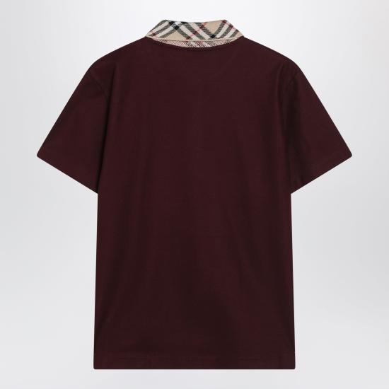 26FW 버버리 폴로 티셔츠 8127677121046 Red - BURBERRY