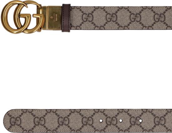  구찌 GG 마몽 리버시블 벨트 65941792TIC 8358 brown - GUCCI