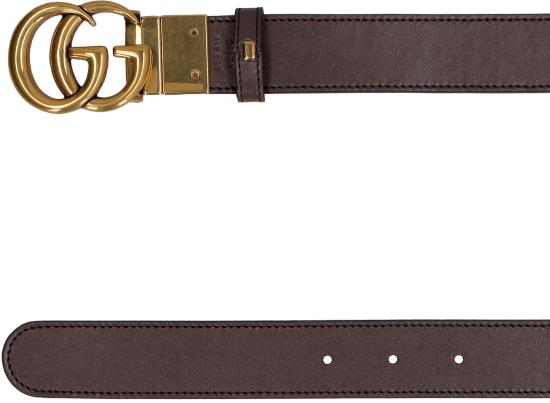  구찌 GG 마몽 리버시블 벨트 65941792TIC 8358 brown - GUCCI