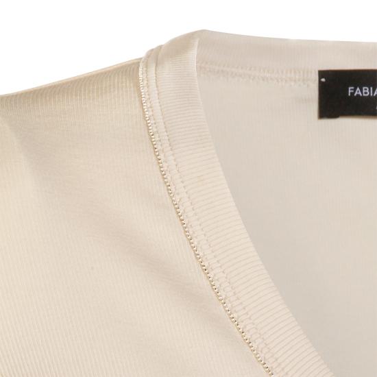 26FW 파비아나 필리피 반팔 티셔츠 JED216F603 L8960145 BURRO - FABIANA FILIPPI