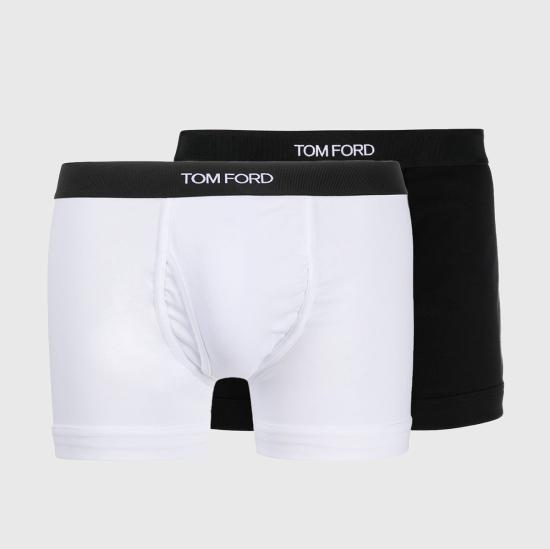 26FW 톰포드 팬티 T4XC3 1040999 BLACK WHITE - TOMFORD