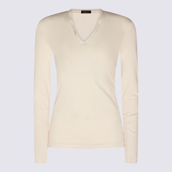 26FW 파비아나 필리피 긴팔 티셔츠 JED216F604 L9070145 BURRO - FABIANA FILIPPI