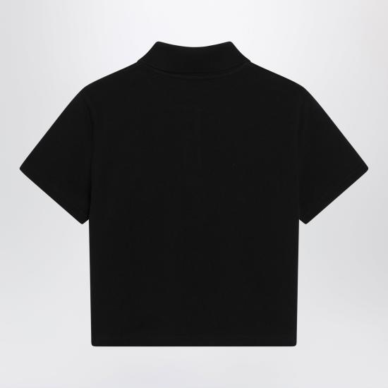 26FW 생로랑 폴로 티셔츠 A003I4Y38EK Black - SAINT LAURENT