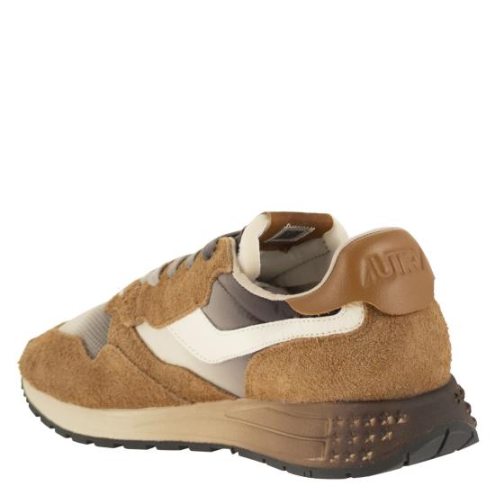 26FW 오트리 릴윈드 로우 나일론 스웨이드 스니커즈 WWLM LIGHT BROWN - AUTRY
