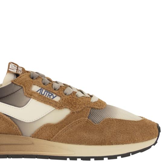 26FW 오트리 릴윈드 로우 나일론 스웨이드 스니커즈 WWLM LIGHT BROWN - AUTRY