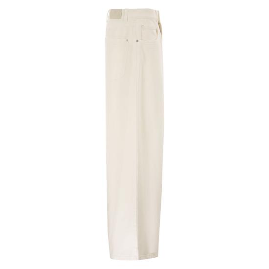 26FW 브루넬로 쿠치넬리 스트레이트 팬츠 M0H81P4075 CREAM - BRUNELLO CUCINELLI