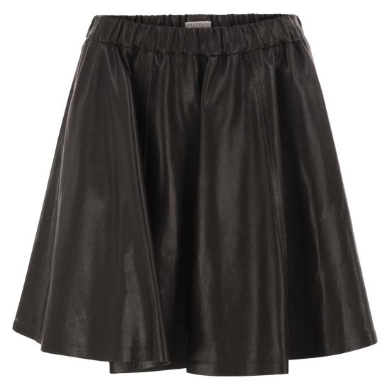 26FW 브루넬로 쿠치넬리 롱 스커트 M0CTNG4098 DARK BROWN