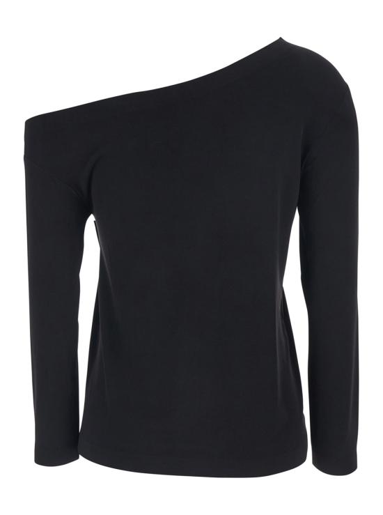 26FW 노마카말리 긴팔 티셔츠 KK3296PL343001 Black - NORMA KAMALI