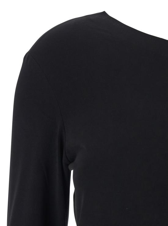 26FW 노마카말리 긴팔 티셔츠 KK3296PL343001 Black - NORMA KAMALI