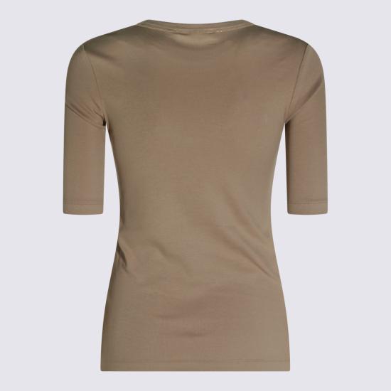 26FW 파비아나 필리피 반팔 티셔츠 JED216F603 L8960165 MOKA - FABIANA FILIPPI