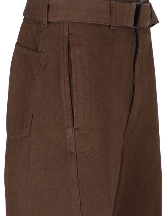 26FW 르메르 트위스트 벨티드 팬츠 PA326 LD1077BR512 RISTRETTO - LEMAIRE