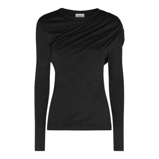 26FW 이자벨마랑에뚜왈 드레시 탑 26AHT0656FD D3K01E01BK BLACK