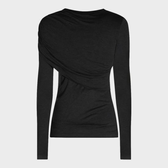26FW 이자벨마랑에뚜왈 드레시 탑 26AHT0656FD D3K01E01BK BLACK - ISABEL MARANT ETOILE