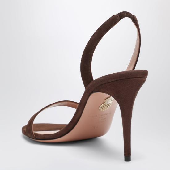26FW 아쿠아주라 샌들 SNUMIDS0SUE Brown - AQUAZZURA