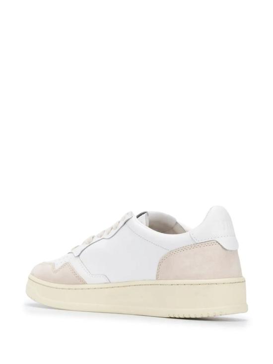 26FW 오트리 메달리스트 로우 스니커즈 AULM LS33 099 LEAT SUEDE WHITE - AUTRY