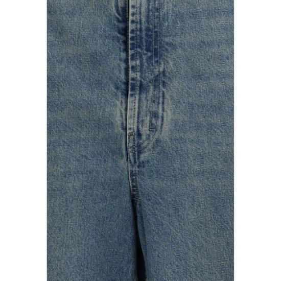  마르지엘라 데님 팬츠 메종  코튼 하이웨이스트 진 블루 - MAISON MARGIELA
