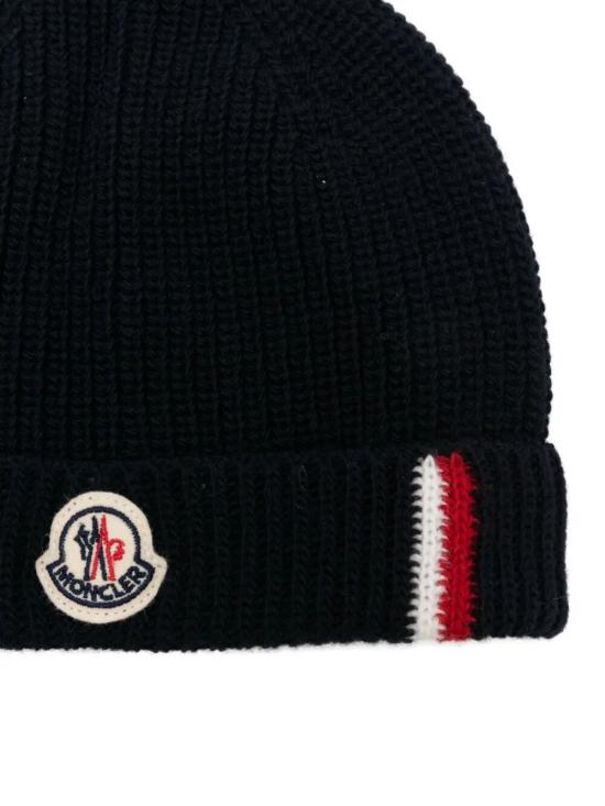 26FW [키즈] 몽클레어 모자 L2 951 3B000 07 M1241 742 BLUE - MONCLER