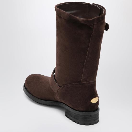 26FW 지미추 부츠 BIKERMIDSVV Brown - JIMMY CHOO