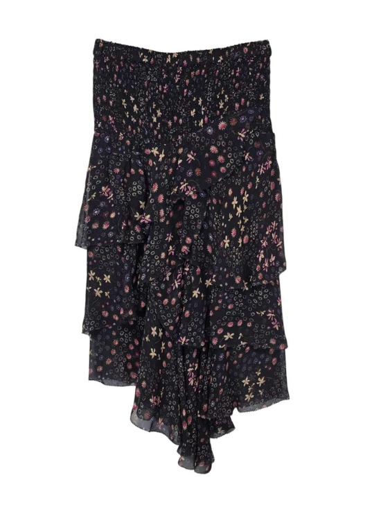 26FW 이자벨마랑에뚜왈 스커트 JU0367FAD3J01E BKEC BLACK ECRU
