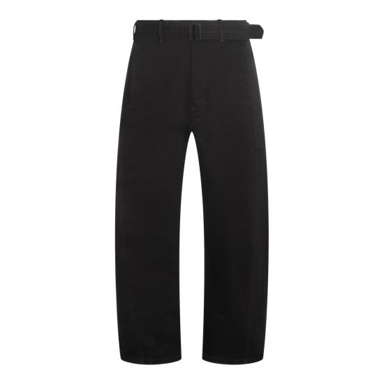 26FW 르메르 트위스트 벨티드 팬츠 PA326 LD1055BK999 BLACK