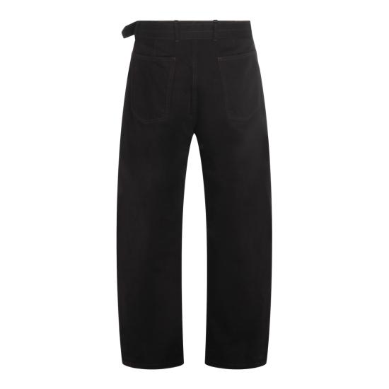 26FW 르메르 트위스트 벨티드 팬츠 PA326 LD1055BK999 BLACK - LEMAIRE