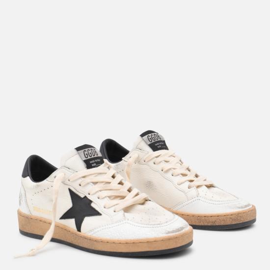 26FW 골든구스 볼스타 스니커즈 GWF00117 F00377110283 WHITE BLACK - GOLDEN GOOSE