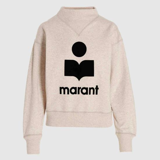 26FW 이자벨마랑에뚜왈 에뚜왈 모비 스웻셔츠 23PSW0003FA A1M07E23EC ECRU - ISABEL MARANT ETOILE