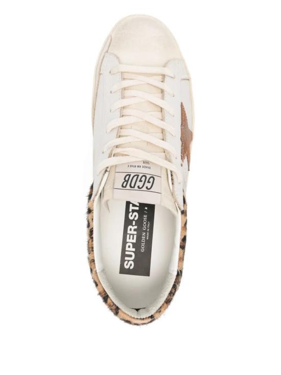 26FW 골든구스 슈퍼스타 스니커즈 GWF01042 F008167 83260 099 83260 WHITE BEIGE SEEDPEARL BEIGE BROWN LEO - GOLDEN GOOSE